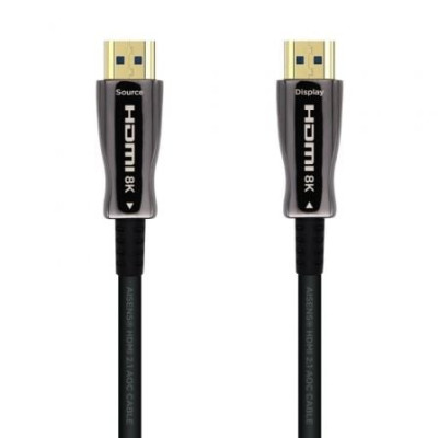 Cable HDMI 2.1 AOC 8K Aisens A153-0515/ HDMI Macho - HDMI Macho/ 10m/ Negro