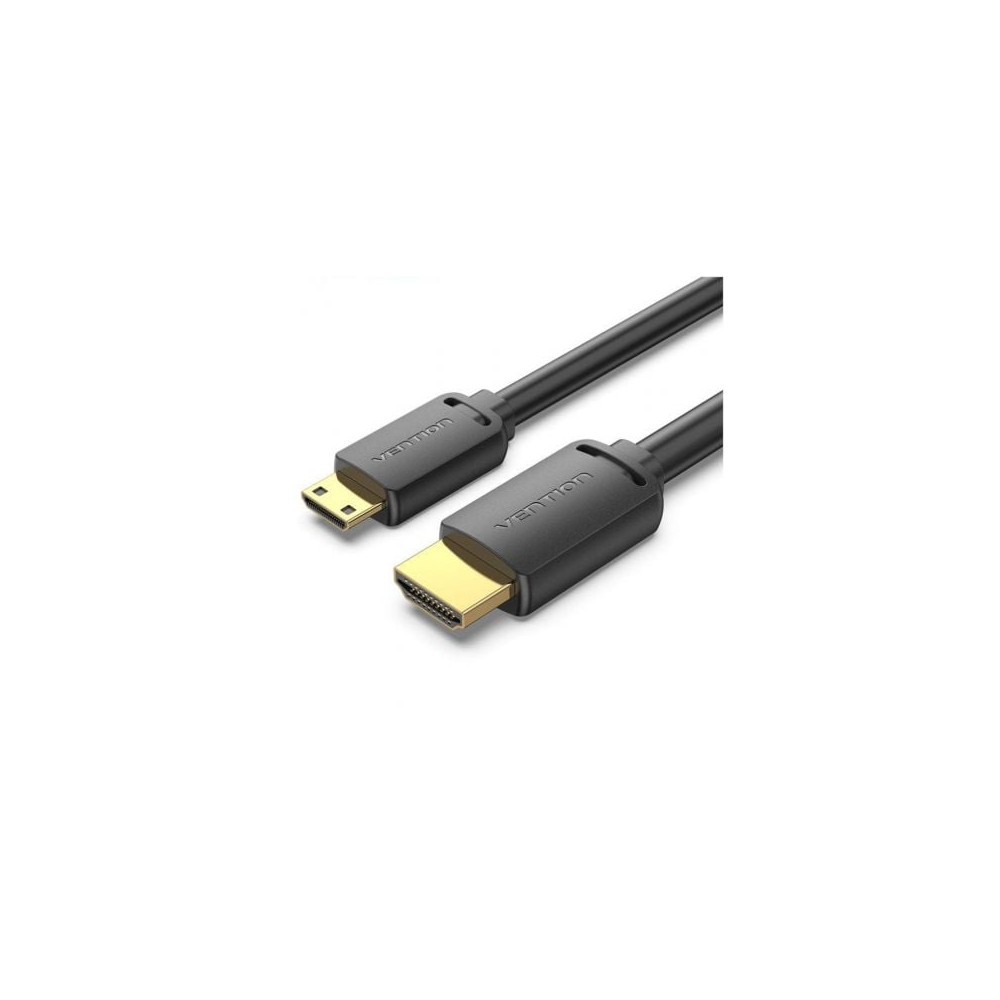 Cable HDMI 4K Vention AGHBF/ HDMI Macho - Mini HDMI Macho/ 1m/ Negro | HDMI