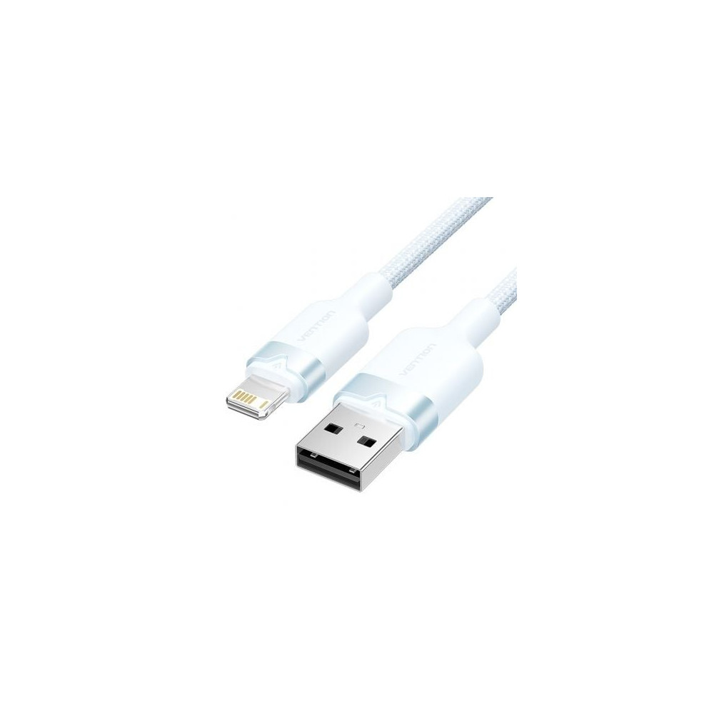 Cable USB 2.0 Lightning Vention LANSF/ USB Macho - Lightning Macho/ 480Mbps/ 1m/ Azul | Lightning