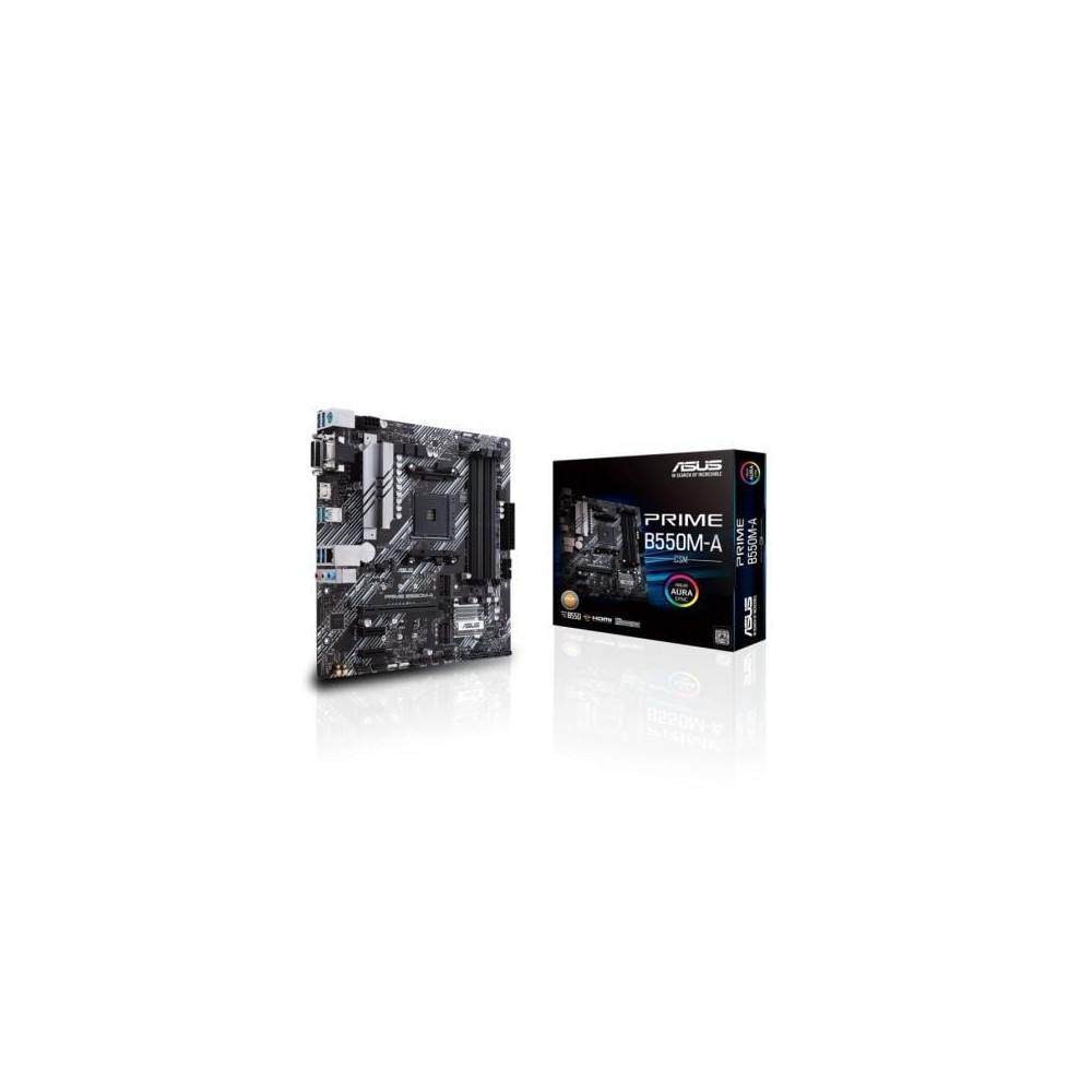Placa Base Asus Prime B550M-A/CSM Socket AM4/ DDR4/ PCIe 4.0/ Micro ATX