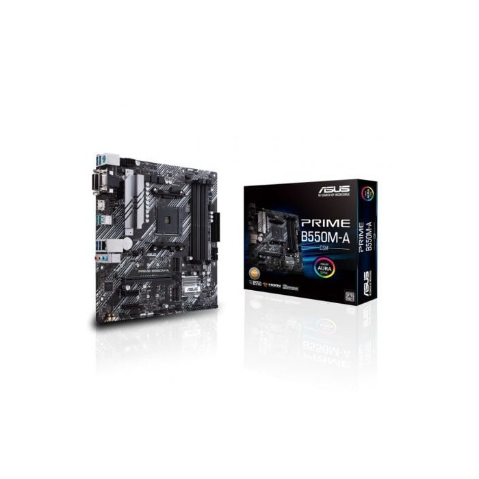 Placa Base Asus Prime B550M-A/CSM Socket AM4/ DDR4/ PCIe 4.0/ Micro ATX