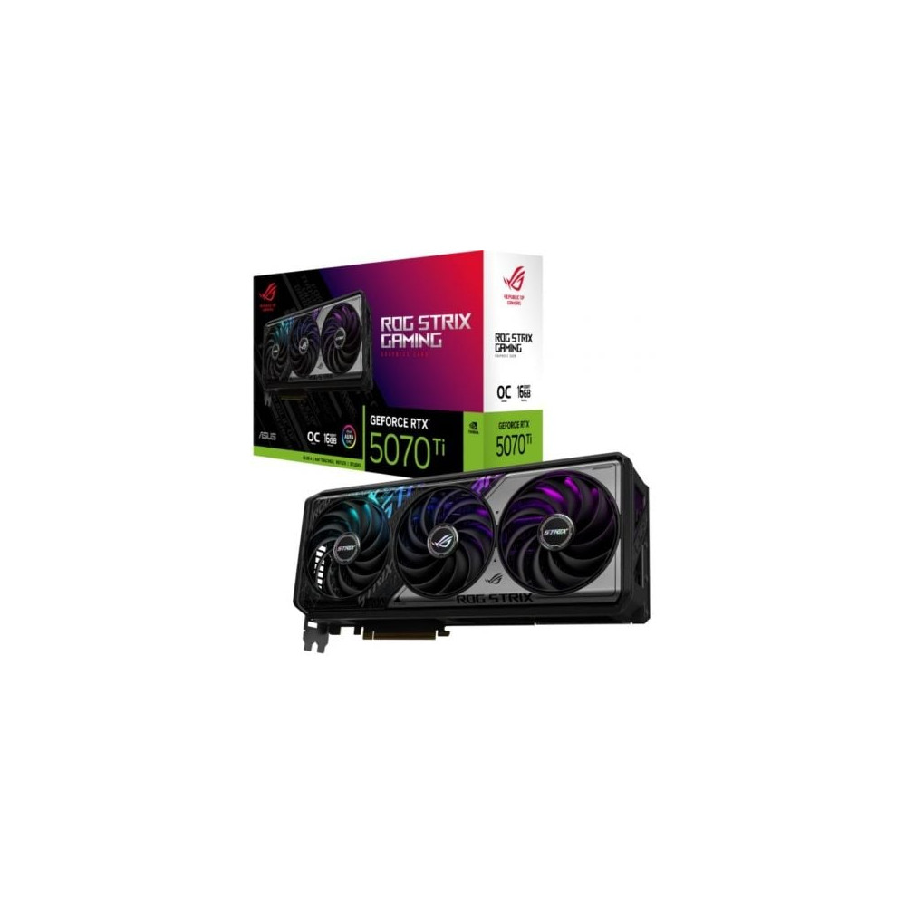 Tarjeta Gráfica Asus ROG Strix OC GeForce RTX 5070Ti/ 16GB GDDR7