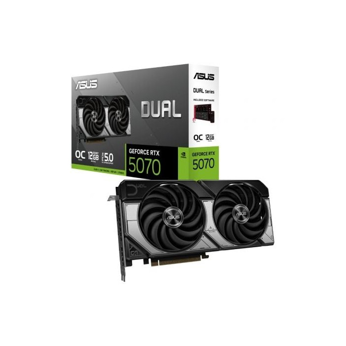 Tarjeta Gráfica Asus Dual GeForce RTX 5070 OC/ 12GB GDDR7