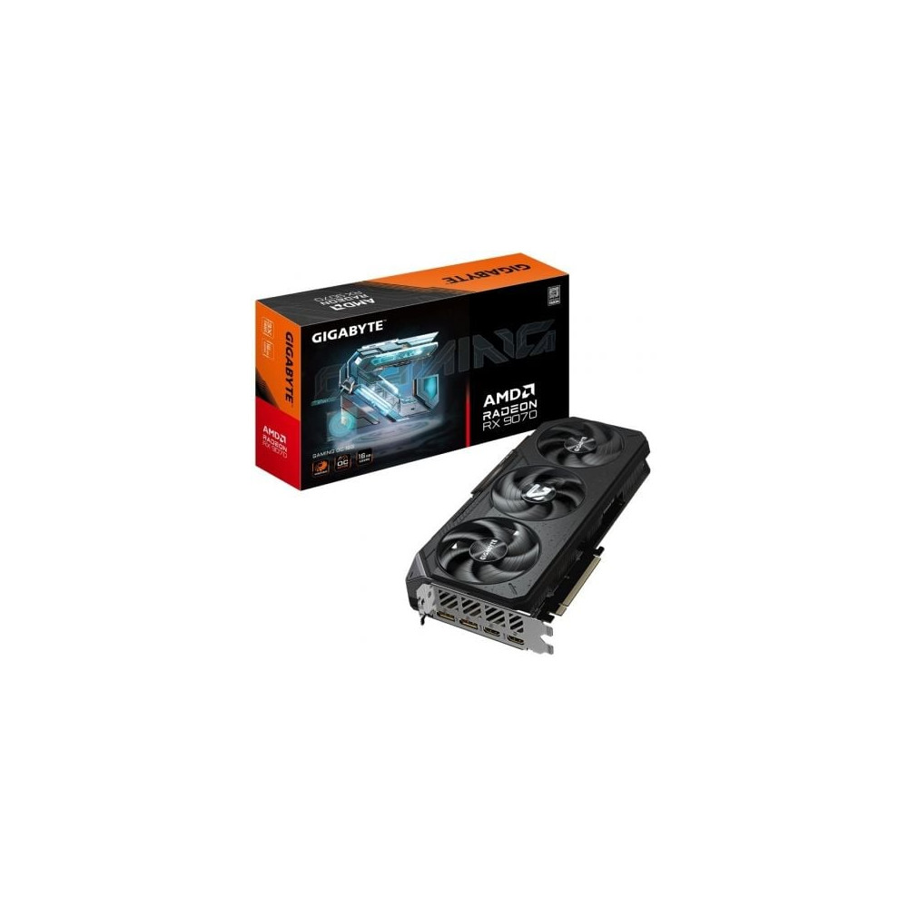 Tarjeta Gráfica Gigabyte Radeon RX 9070 Gaming OC/ 16GB GDDR6