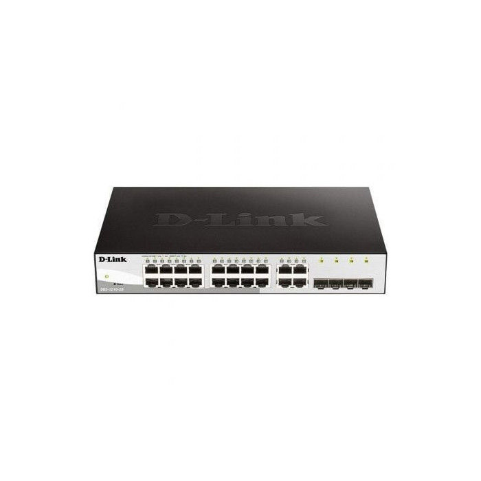 Switch D-Link DGS-1210-20/ 20 Puertos/ RJ45 10/100/1000/ SFP