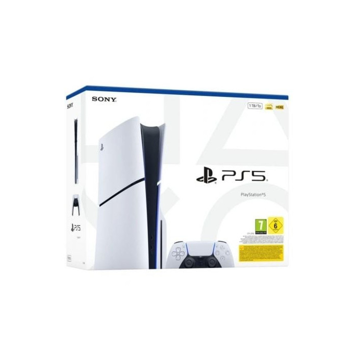 Consola Sony Playstation 5 - PS5 Slim Estándar 1TB/ Incluye Mando Dual Sense y Juego Preinstalado ASTRO's PLAYROOM/ Chassis E