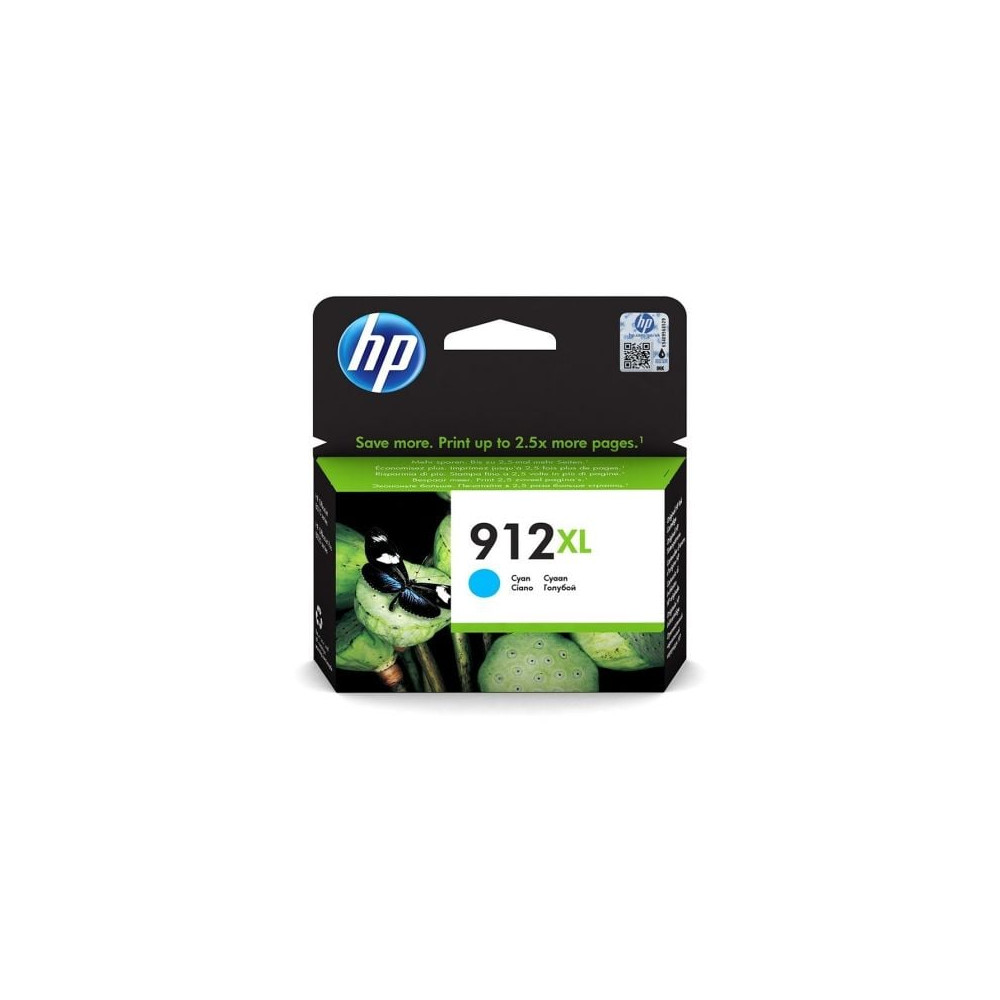 Cartucho de Tinta Original HP nº912 XL Alta Capacidad/ Cian
