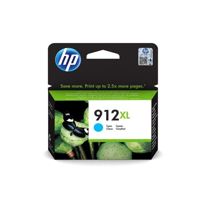 Cartucho de Tinta Original HP nº912 XL Alta Capacidad/ Cian
