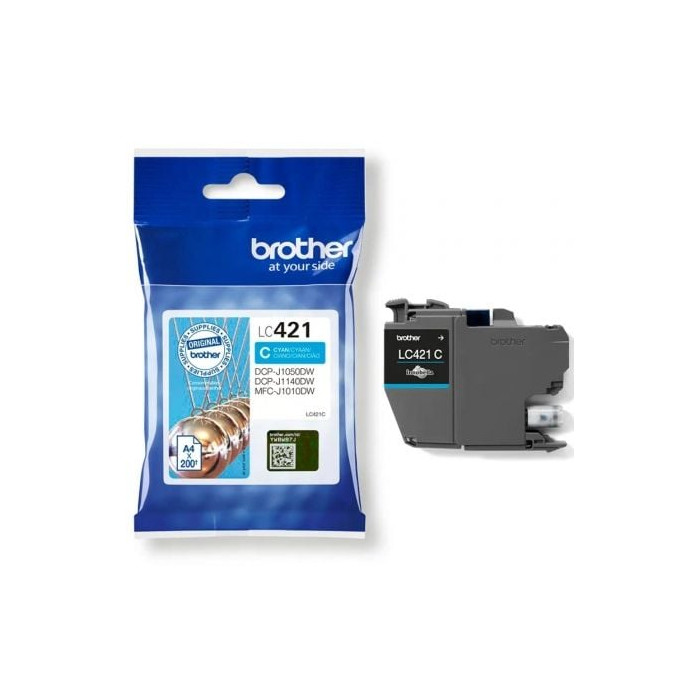 Cartucho de Tinta Original Brother LC421/ Cian