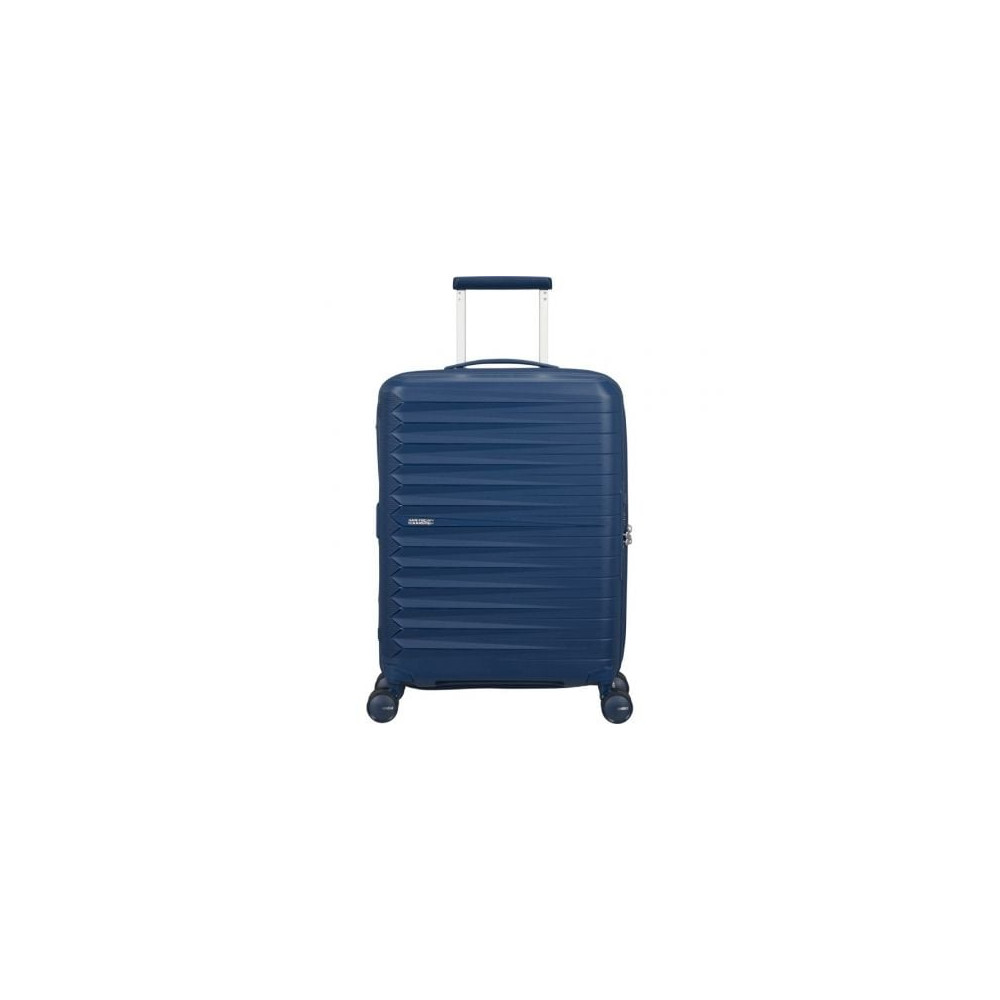 Maleta de Cabina American Tourister FastForward Spinner Expansible 55cm/ 55x40x23cm/ 4 Ruedas/ Azul Marino