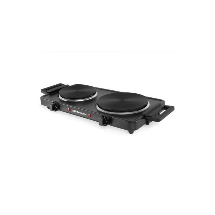 Cocina Eléctrica Orbegozo PE2855/ 2 placas 155 y 185mm/ 1000W - 1500W