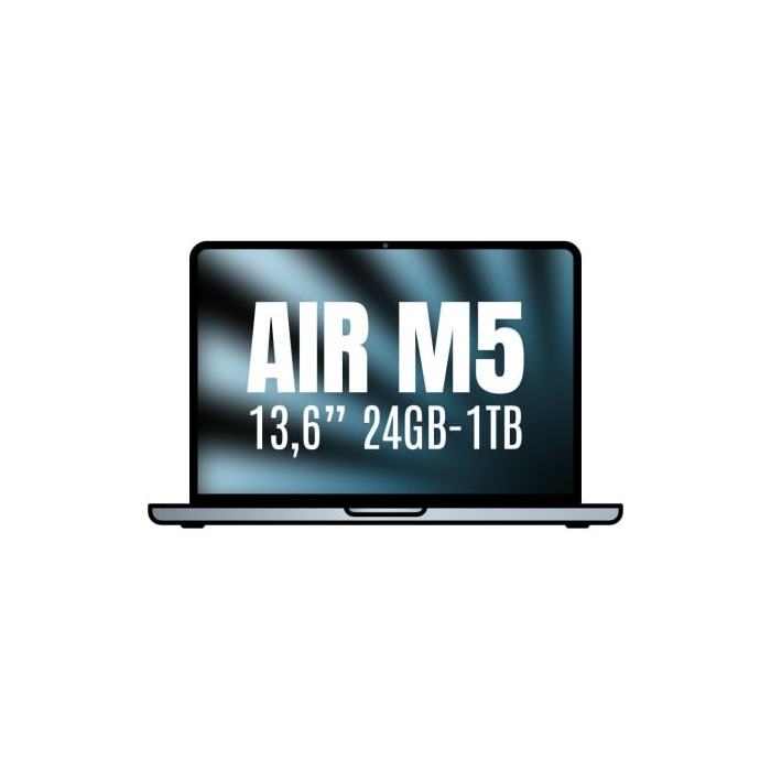 Apple Macbook Air 13,6'/ M5 10-Core CPU/ 24GB/ 1TB SSD/ 10-Core GPU/ Azul