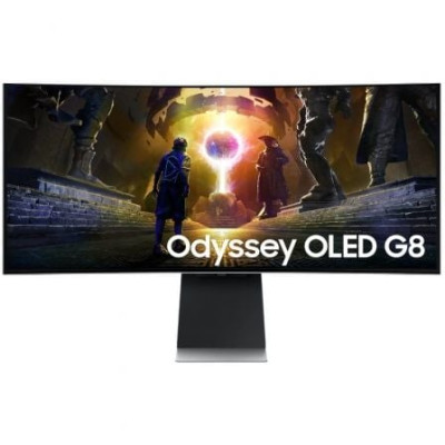 Smart Monitor Gaming Ultrapanorámico Curvo Samsung G8 Odyssey OLED S34DG850SU 34'/ UWQHD/ 0.03ms/ 175Hz/ Multimedia/ Regulable e