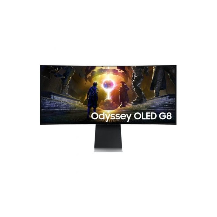 Smart Monitor Gaming Ultrapanorámico Curvo Samsung G8 Odyssey OLED S34DG850SU 34'/ UWQHD/ 0.03ms/ 175Hz/ Multimedia/ Regulable e