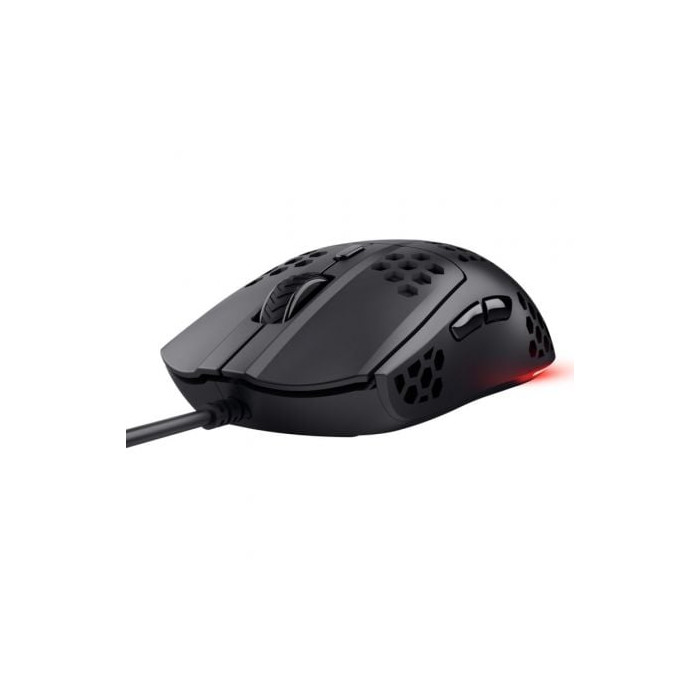 Ratón Gaming Trust Gaming GXT 929 Helox/ Hasta 6400 DPI/ Negro