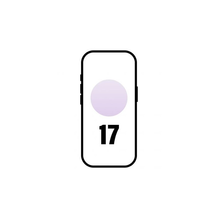 Smartphone Apple iPhone 17 256GB/ 6.3'/ 5G/ Lavanda