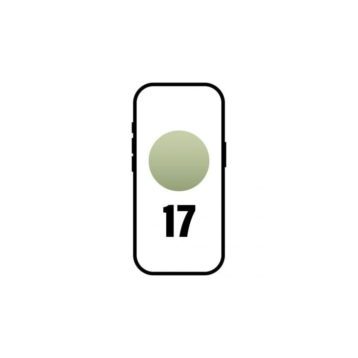 Smartphone Apple iPhone 17 256GB/ 6.3'/ 5G/ Verde salvia