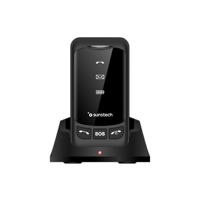 Teléfono Móvil Sunstech CELT25BK para Personas Mayores/ Negro