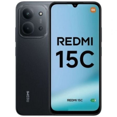 Smartphone Xiaomi Redmi 15C 4GB/ 128GB/ 6.9'/ Negro