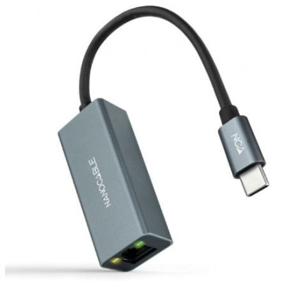 Adaptador Tipo-C - RJ45 Nanocable 10.03.0406/ 1000Mbps