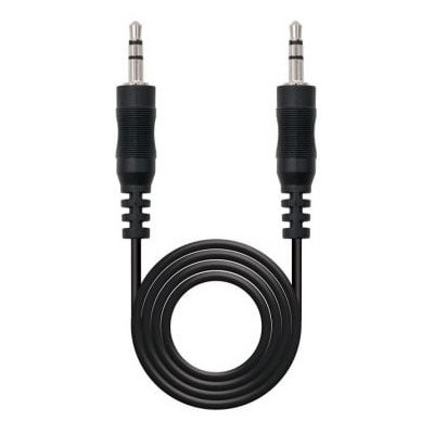 Cable Estéreo Nanocable 10.24.0103/ Jack 3.5 Macho - Jack 3.5 Macho/ 3m/ Negro