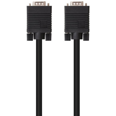 Cable SVGA Nanocable 10.15.1302/ VGA Macho - VGA Macho/ 1.8m/ Negro