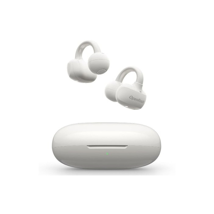 Auriculares Deportivos de Conducción Aérea OpenRock E OPACE02 con estuche de carga/ Autonomía 7h/ Blancos | Bluetooth
