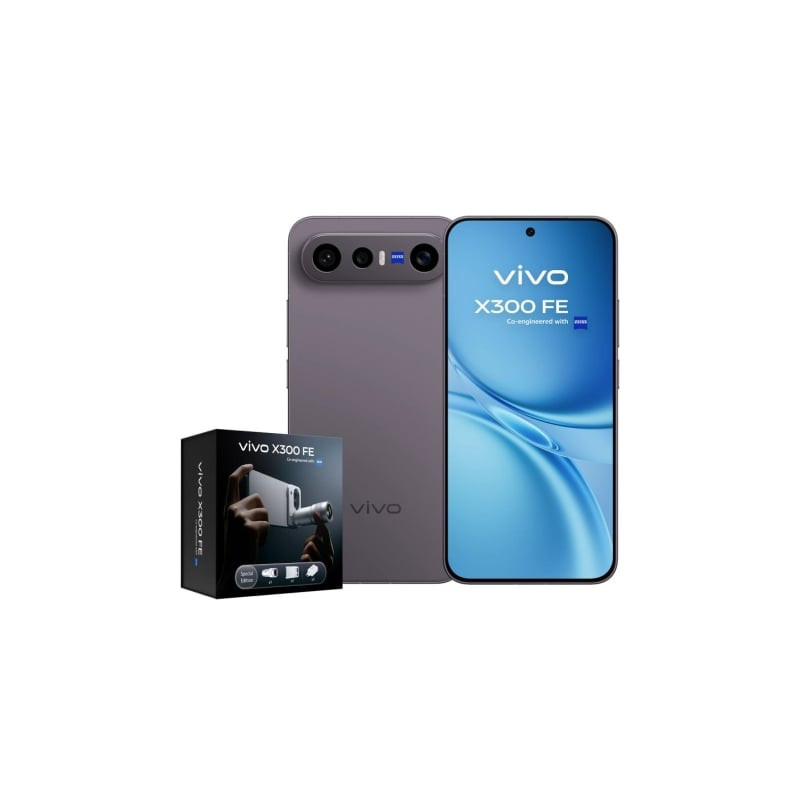 Smartphone Vivo X300 FE 12GB/ 512GB/ 6.31'/ 5G/ Negro/ Incluye Extensor Teleobjetivo