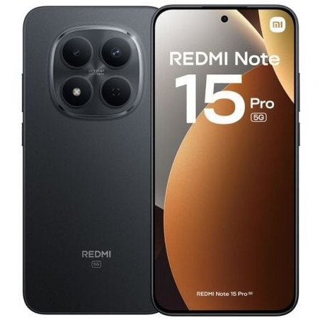 Smartphone Xiaomi Redmi Note 15 Pro 12GB/ 512GB/ 6.83'/ 5G/ Negro