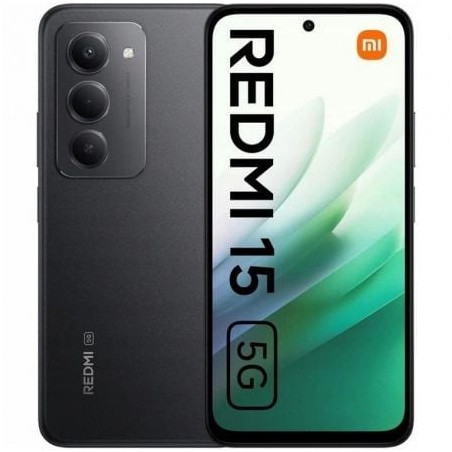 Smartphone Xiaomi Redmi 15 4GB/ 128GB/ 6.9'/ 5G/ Negro
