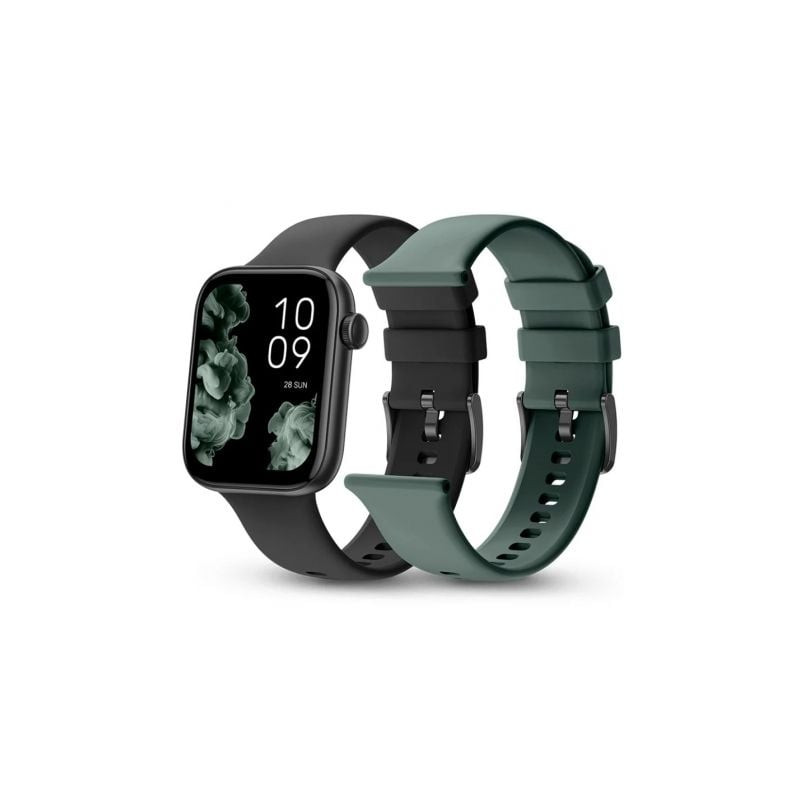 Smartwatch SPC Smartee Duo 2 9650N/ Notificaciones/ Frecuencia Cardíaca/ Negro/ Incluye Correa Extra