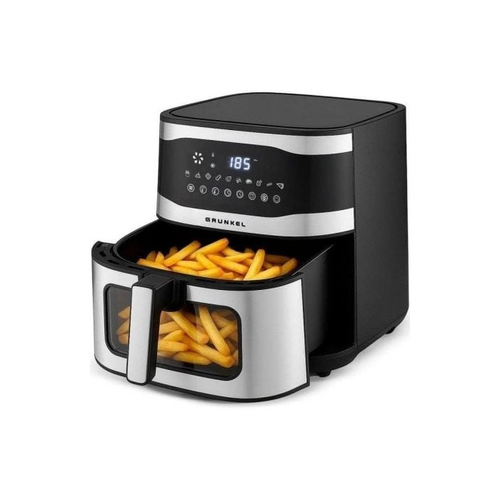 Freidora por Aire Airfryer / Sin Aceite Grunkel Maxisteelfryer/ 2200W/ Capacidad 9L | Freidoras