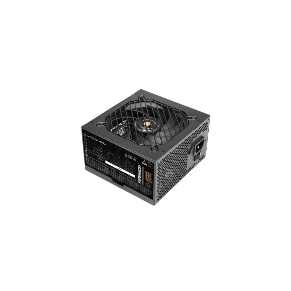 Fuente de Alimentación Mars Gaming MPB650SI/ 650W/ Ventilador 12cm/ 80 Plus Bronze | Fuentes