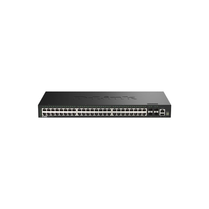 Switch Gestionable D-Link DGS-1530-52/E 48 Puertos/ RJ-45 10Gbps/ SFP/ PoE | Switches