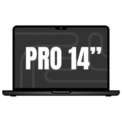 Apple Macbook Pro 14'/ M5 10-Core CPU/ 16GB/ 1TB SSD/ 10-Core GPU/ Negro Espacial