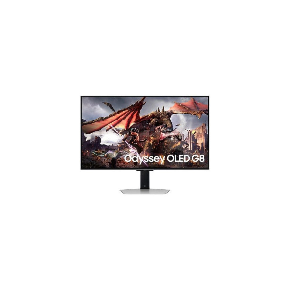 Smart Monitor Gaming Samsung Odyssey OLED G8 S32DG800SU 32'/ 4K/ 0.03ms/ 240Hz/ Multimedia/ Regulable en Altura/ Smart TV/ Plata