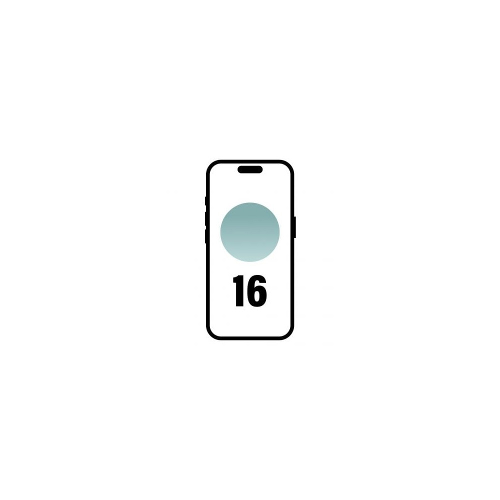 Smartphone Apple iPhone 16 128GB/ 6.1'/ 5G/ Verde Azulado | Smartphones