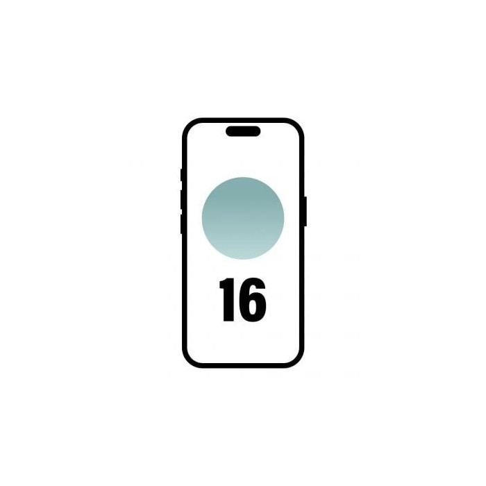 Smartphone Apple iPhone 16 128GB/ 6.1'/ 5G/ Verde Azulado | Smartphones