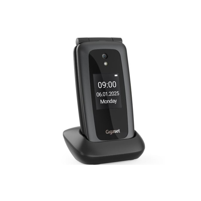 Teléfono Móvil Gigaset GL795 para Personas Mayores/ 4G/ Negro