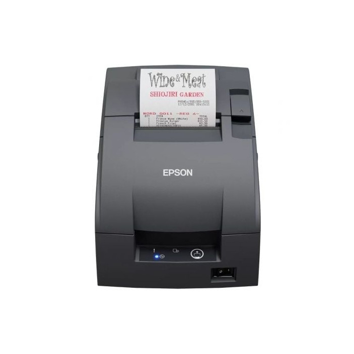 Impresora de Tickets Epson TM-U220IIB/ Ancho papel 76mm/ USB/ Negra