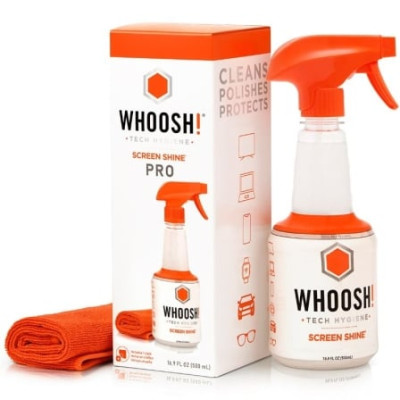 Kit Limpiador de Pantallas Whoosh WSH005/ Spray 500ml + Paño Microfibra