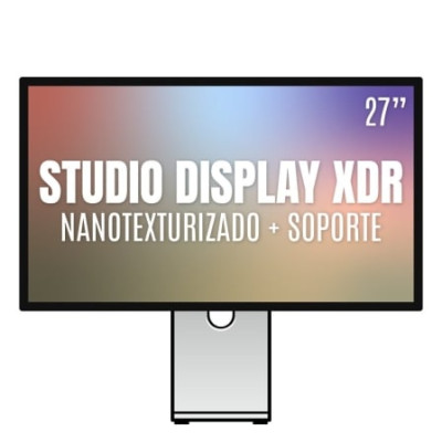 Apple Studio Display XDR 27'/ Cristal Nano texturizado/ Soporte con altura e inclinación ajustable