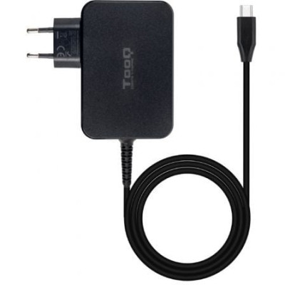 Cargador de Portátil GaN TooQ TQLC-USBCGAN100PD USB Tipo-C/ 100W/ Automático/ Voltaje 5-20V