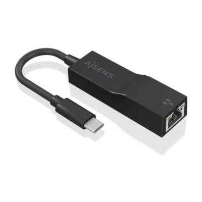 Adaptador USB Tipo-C - RJ45 Aisens A109-0765/ 1000Mbps
