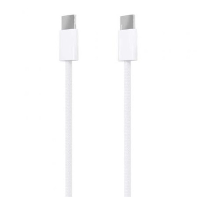 Cable USB 2.0 Tipo-C Aisens A107-0856/ USB Tipo-C Macho - USB Tipo-C Macho/ Hasta 60W/ 480Mbps/ 2m/ Blanco