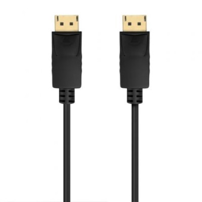 Cable DisplayPort 1.2 CCS 4K Aisens A124-0740/ DisplayPort Macho - DisplayPort Macho/ Hasta 5W/ 2300Mbps/ 2m/ Negro