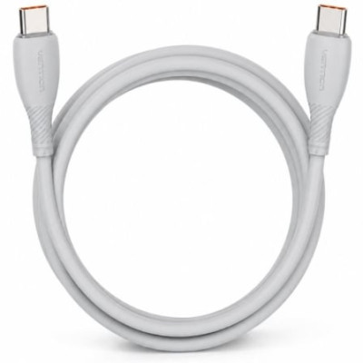 Cable USB 2.0 Tipo-C Vention TRWHH/ USB Tipo-C Macho - USB Tipo-C Macho/ Hasta 100W/ 480Mbps/ 2m/ Gris