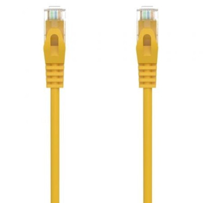 Cable de Red RJ45 AWG24 UTP Aisens A145-0563 Cat.6A/ LSZH/ 25cm/ Amarillo