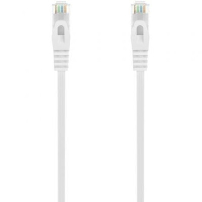 Cable de Red RJ45 AWG24 UTP Aisens A145-0591 Cat.6A/ LSZH/ 25cm/ Blanco