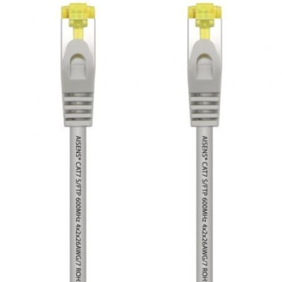 Cable de Red RJ45 S/FTP Aisens A146-0332 Cat.7/ 25cm/ Gris